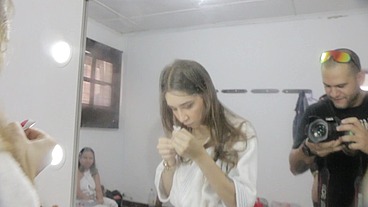 Behind the scenes. LIA PONCE, ALEXA LEWIS, MILA GARCIA, DANIELA ORTIZ. LTP074