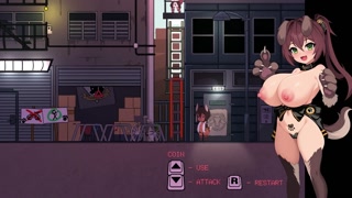 dark skinned succubus with big tits and oil glistening body