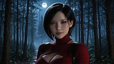 Ada Wong Midnight Enchantment ~ AI-Generated