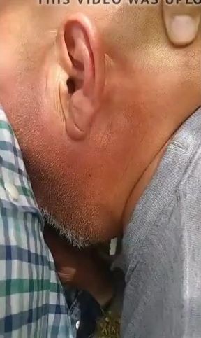 Big-Cock Daddy Blowjob in the Park