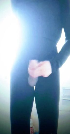 Masturbating tanzen leggings puller erigieren