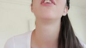 ”Petite cutie sucking meat”