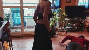 Martina apartment intruder destruction