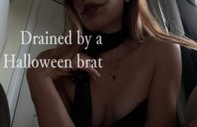 Drained by a Halloween brat