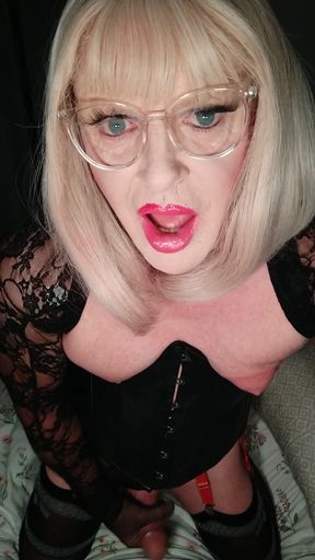 Trans Stockings Cum