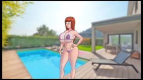 sexnote - all sex scenes [ taboo hentai game pornplay ] ep.12 her stepsister love butt oil massage