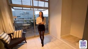 Client-focused agent took one for the team, opened up wide for a viewer to boost sales