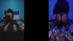 mi esposo le agarra las nalgas en un en vivo para facebook