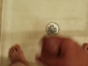 Jerking off in the shower again