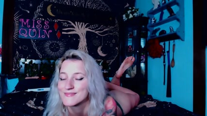 Flipping her over a stack of outdated calendars, spanking her with a novelty foam cowboy hat