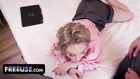 What Happens When You Knock On A Neighbor�s Door And The Bodacious FreeUse MILF Crystal Shows Up