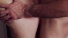 ”Brunette Hoe Puppy Plays With Her Snatch & Slobbers On A Shaft”