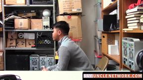 SayUncleNetwork.com - Asian crook tamed with intense interracial breeding by guard