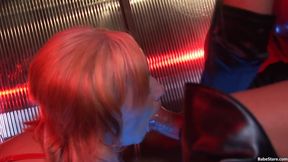A man gets dominated by two sexy ladies, how lucky can he get?