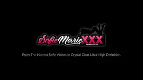 Kinky MILF Sofie Marie unveils her body while posing solo