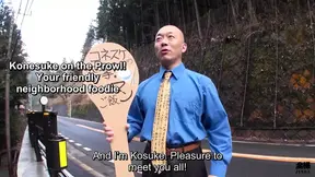 Abe-chan visits the Japanese boondocks to discovery a no panties MILF