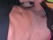 19 yo DRIVER WANKS AT WORK WITH PEOPLE SURROUND ALMOST CAUGHT