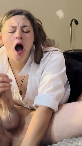 My Stepbrother Comes Home While I'm Watching Porn.