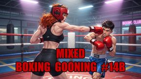 Mixed Boxing Gooning #14B: Ring Queen's Mesmeric Conquest (Animated)