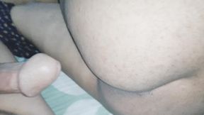 Stepsister Fucked Fast While She Trying to Clean Her Own Pussy