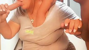 Mature MILF Sucking Two Cocks Wants to Feel Two Cocks in Her Mouth