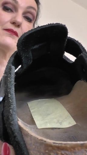 Sniff My Cheesy Slippers! Lady Victoria Valente