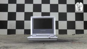 Portable DVD Player under High Heels