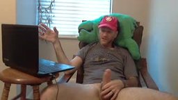 Hairy Daddy Jerking Off Hard