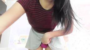 ”Timid TS webcammer & prostitute wanking her shaft”