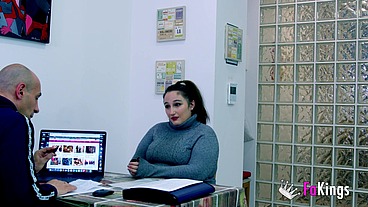 Chrystal is embarrassed at first... But ends up enjoying a GREAT SEX CASTING!