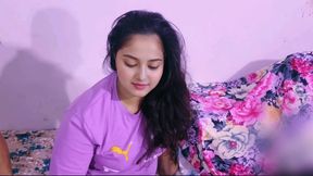 My big stepsister was seduced me, we shared single bed, full Hindi Audio