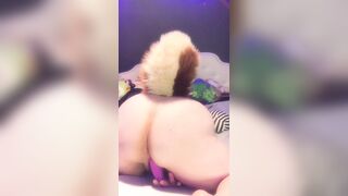 POV Chu Caught Your Little Faun Playing Alongside The Vibrator… (massive shaking cumming!)