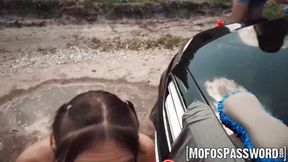 Hot babe JC Wilds is dripping with desire from Johnny Loves huge cock&#x1F346;