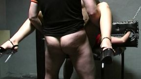 Blonde Slut Gets Huge Facial During BDSM Session!