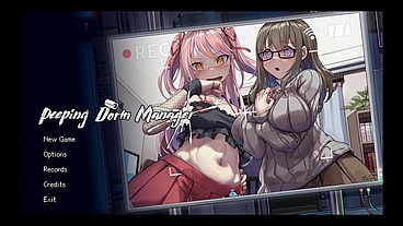 Dorm Manager [ HENTAI game ] Ep.1 Young couple having creampie sex in public !