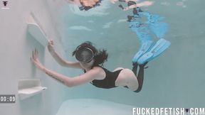 wmv Cute Mermaid Underwater Pool Fins Masturbation Mask