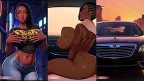uber big ass car sex made her cum on the way home