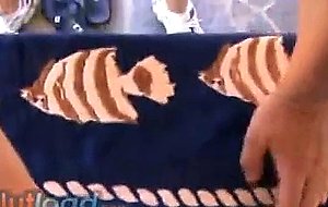 Amateur couple fucking in the garden