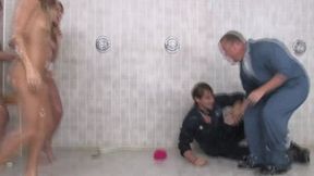 Baseball Players Blowbang In The Shower Room! (2nd half mp4)