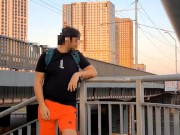 Super hot risky jerkoff  public street. Almost caught