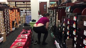 shoe shopping - whaletail exhibitionist