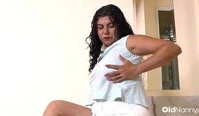 solo latin mature lucia in sensual private tease session