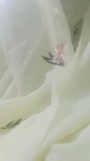 Indian Gay Crossdresser Gaurisissy Feeling Horny in Yellow Saree Just Like a Housewife