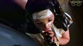 prisoner in the monastery gets dominated by the nun