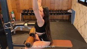 Gym Girl Tiny Shorts Drove Me Crazy