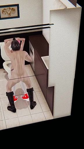 Yaoi - Femboy Fucked in a Japanese Public Toilet