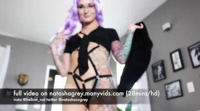 gamer girlfriend experience; sex machine cums in my mouth, pussy and feet! onlyfans hellcat_nat