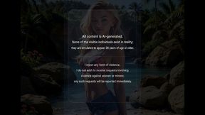 ai generated isabell on vacation+voice