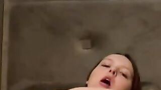 Tight Barely Legal Snatch Creams All Over Her Sex Toy- Extreme Orgasm