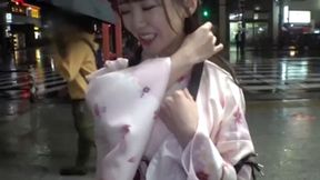 Caught Female College Student Aina Enjoying Men While Doing Field Work In Asakusa - Part 1
